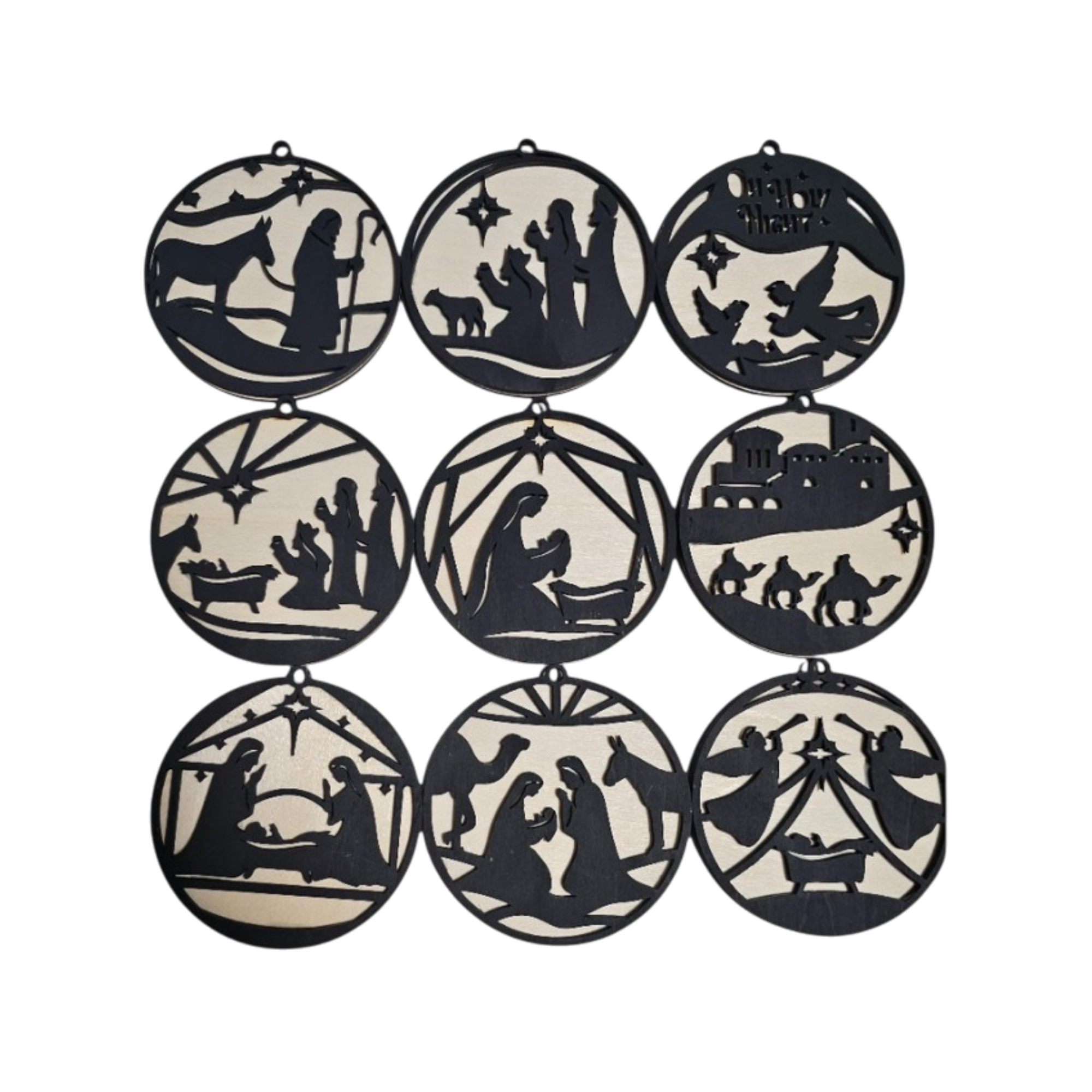 Nativity Story Ornaments