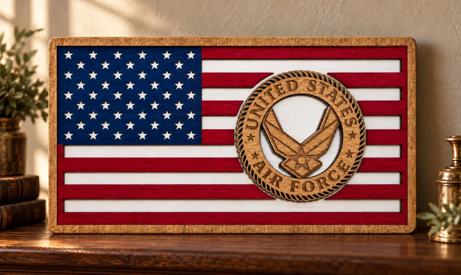 Heritage Tribute to Valor handcrafted display