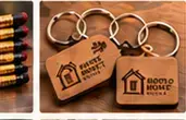 Custom realtor keychain concept